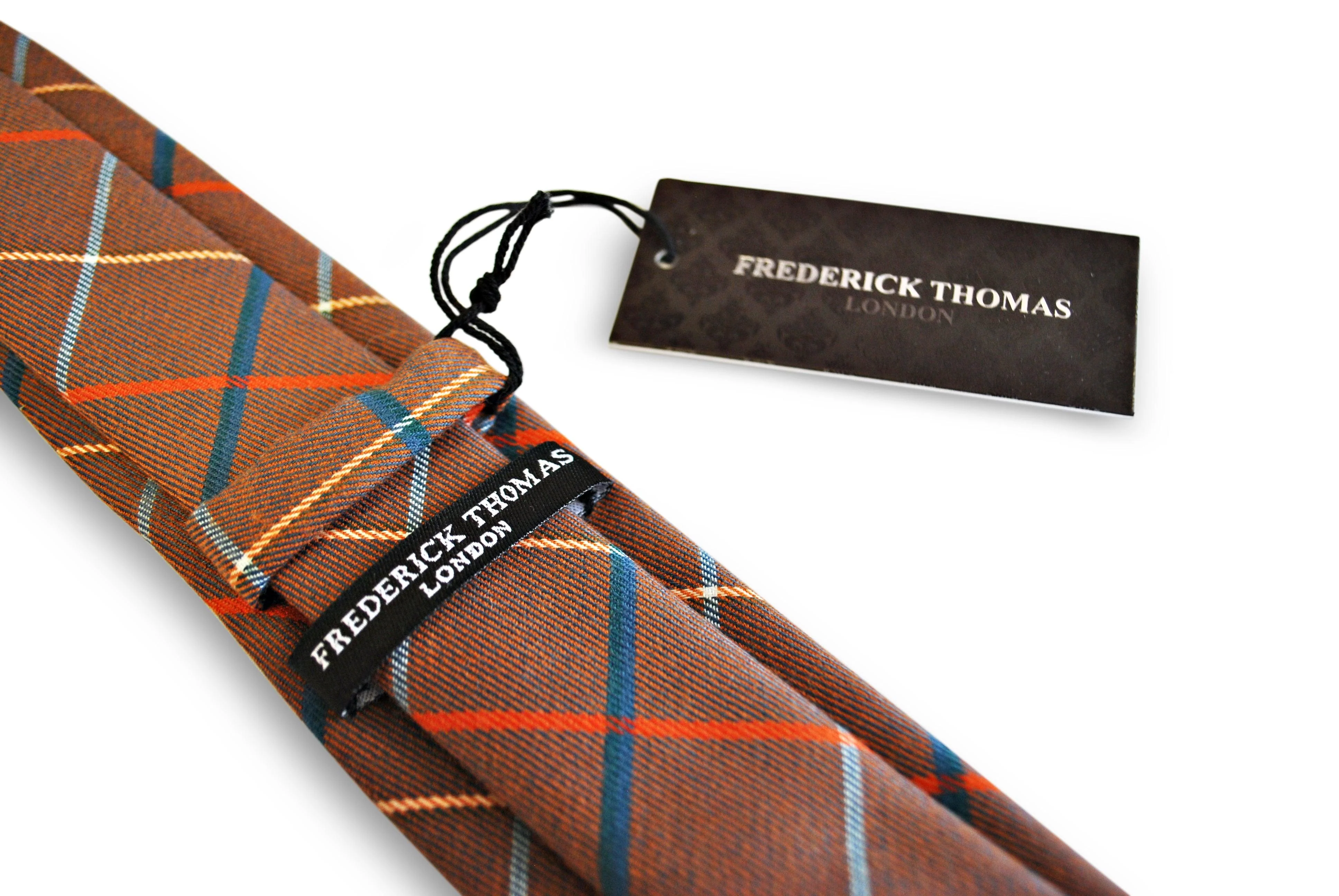 black cable knit skinny tie - Image 2