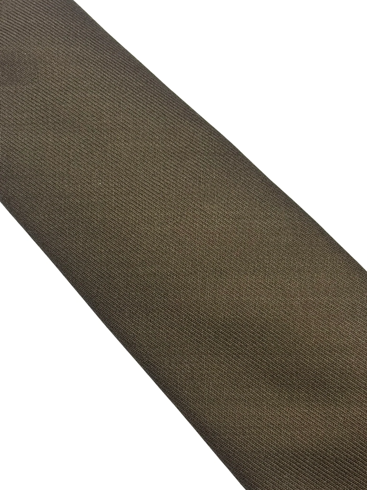 chocolate dark brown plain tie - Image 3