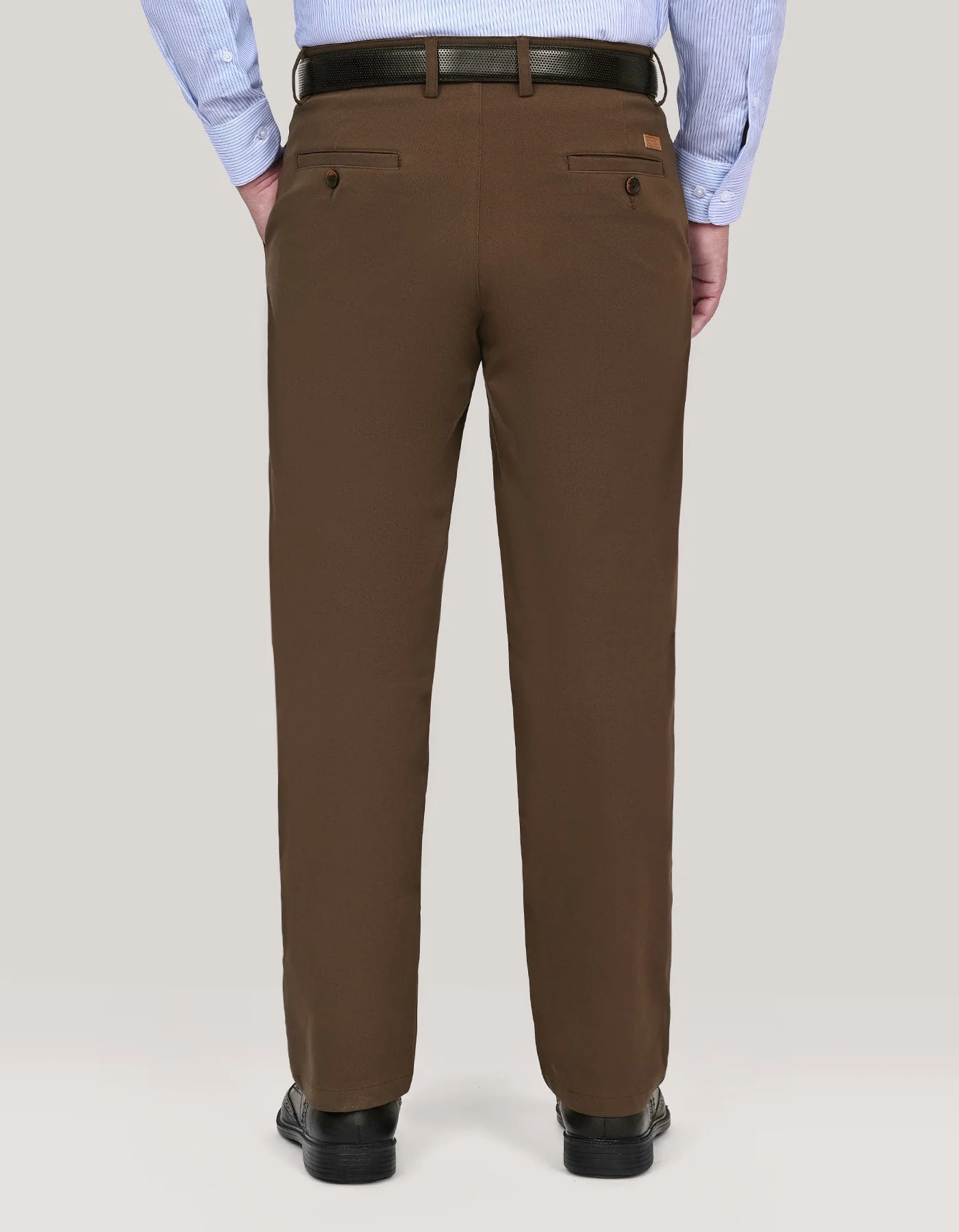 Chocolate Smart Fit Chino Trouser - Image 5