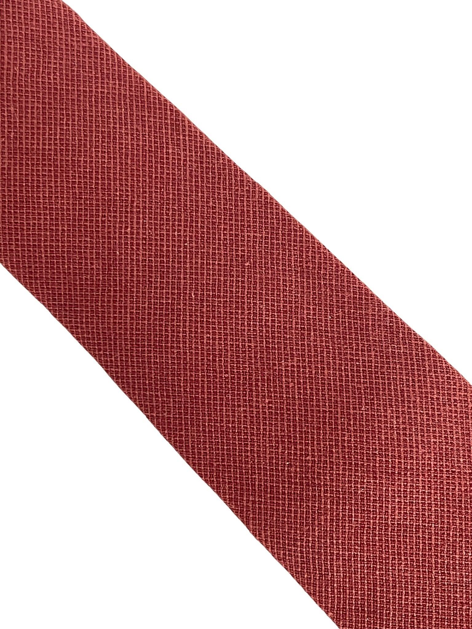 copper brick brown rusty cotton tie - Image 2