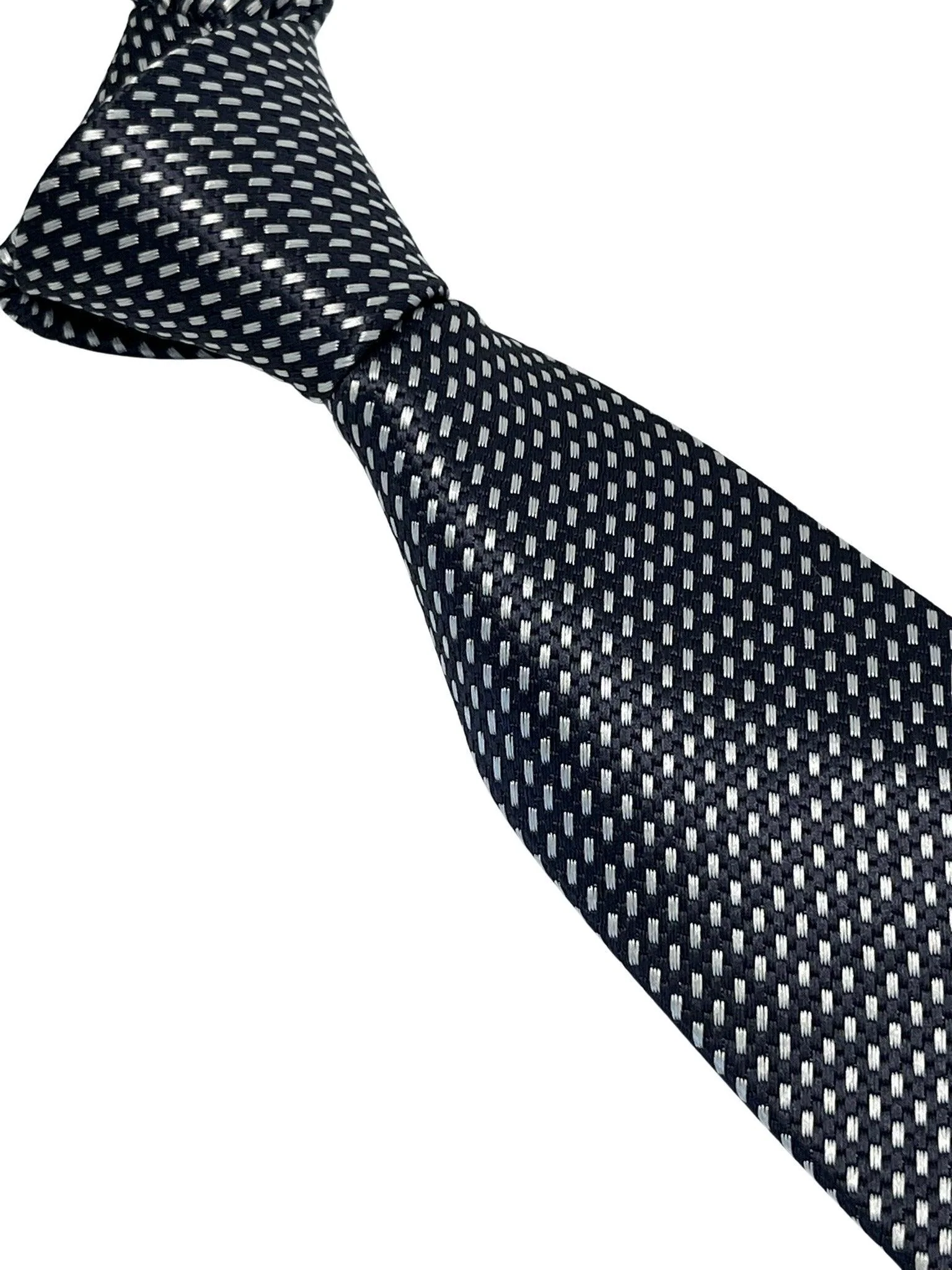 dark grey and white geometric stitch design - Image 6