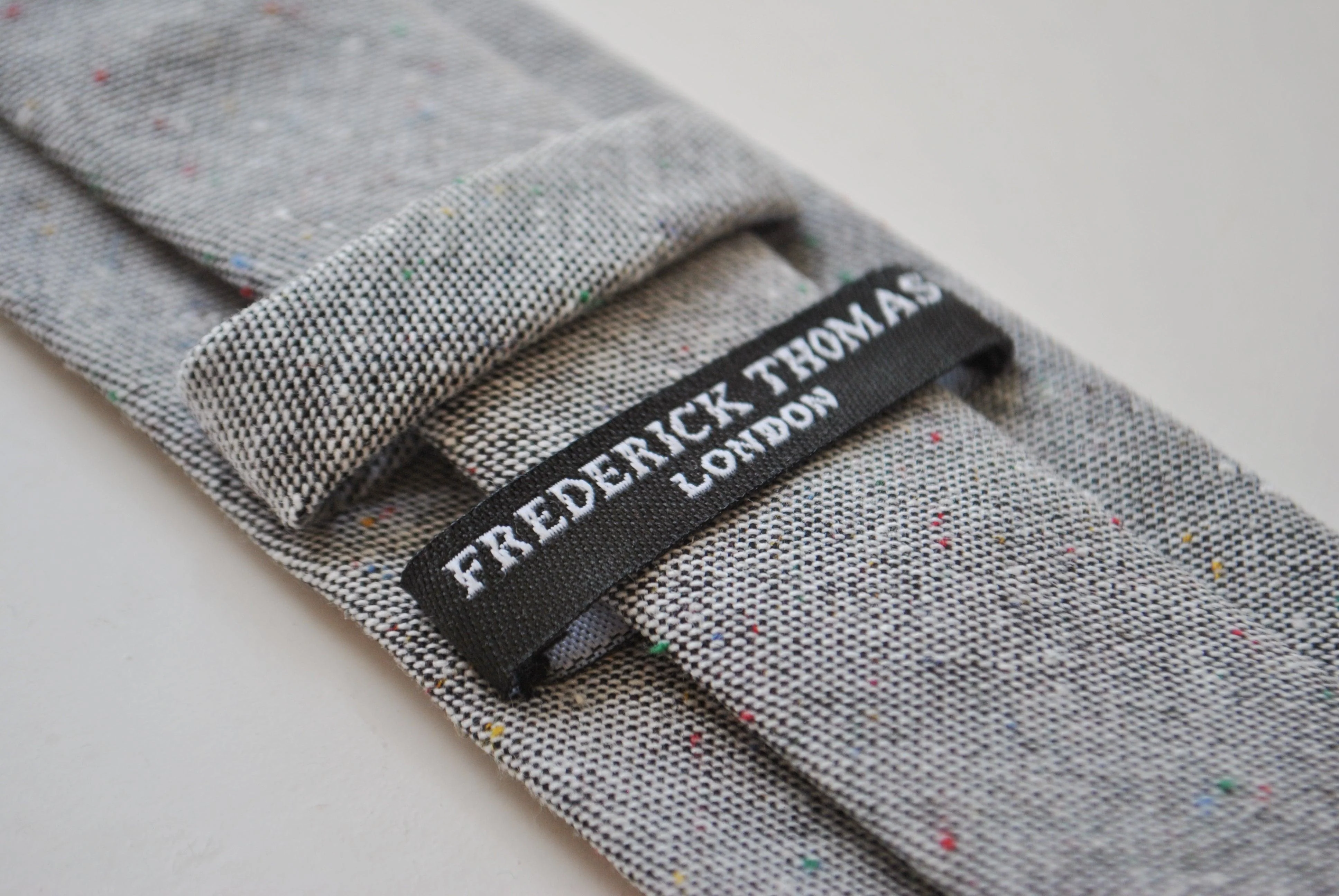 grey speckled tie - Image 2