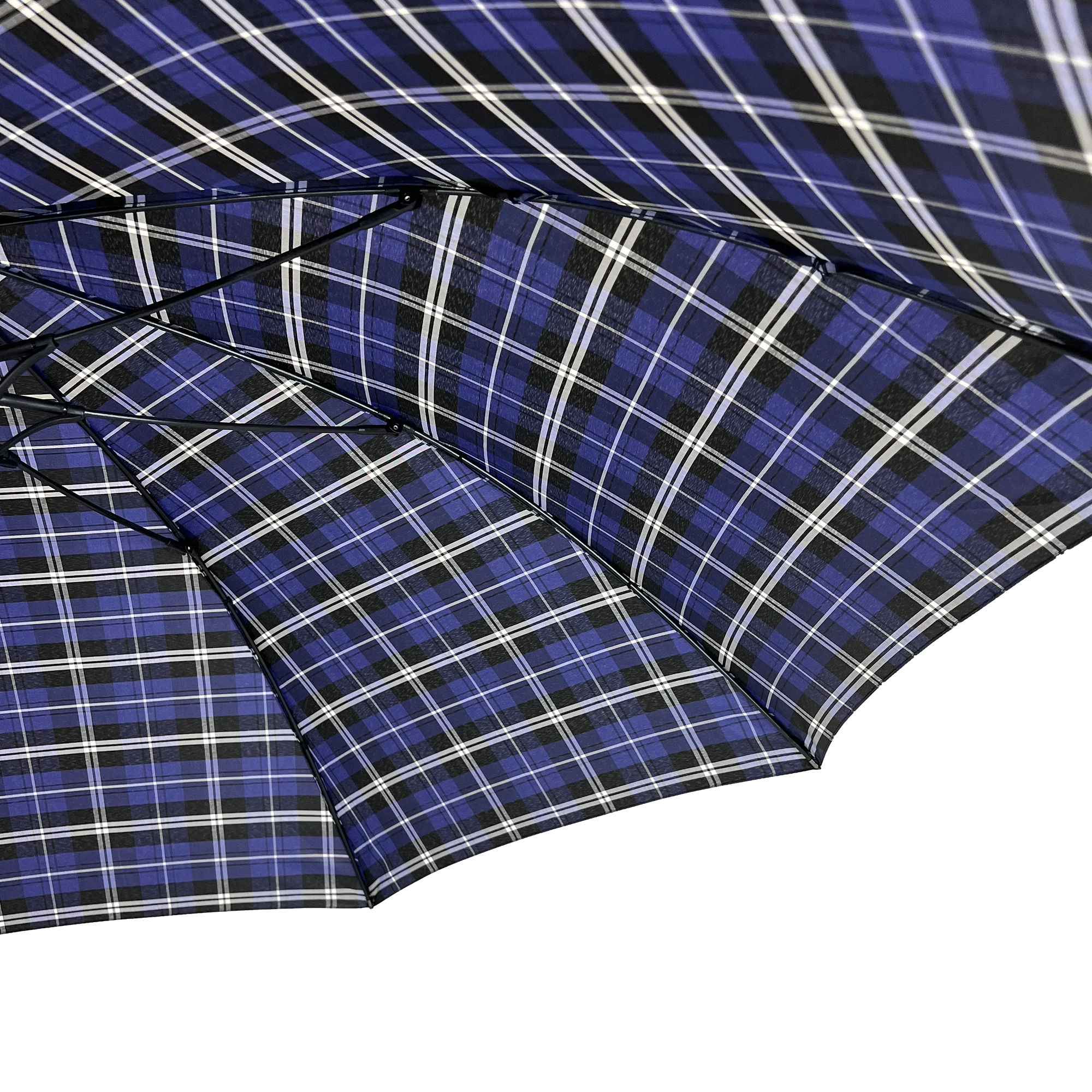 Everyday Tartan Stick Umbrella Purple - Image 3