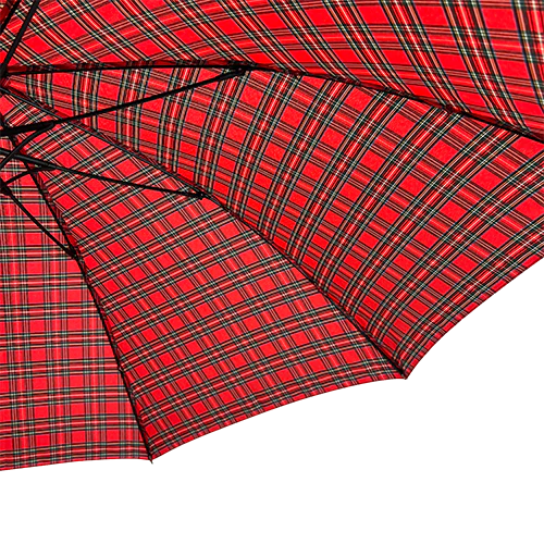 Everyday Tartan Stick Umbrella Red - Image 3