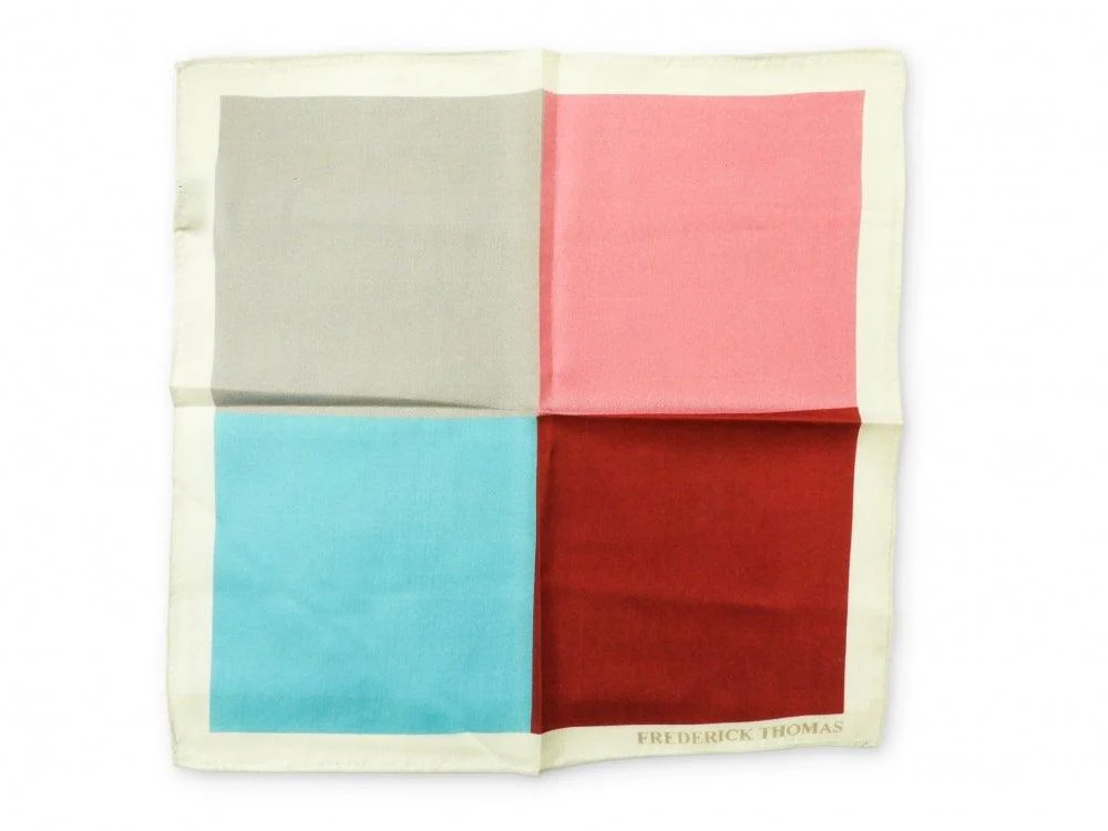 Harlequin Silk Pocket Square