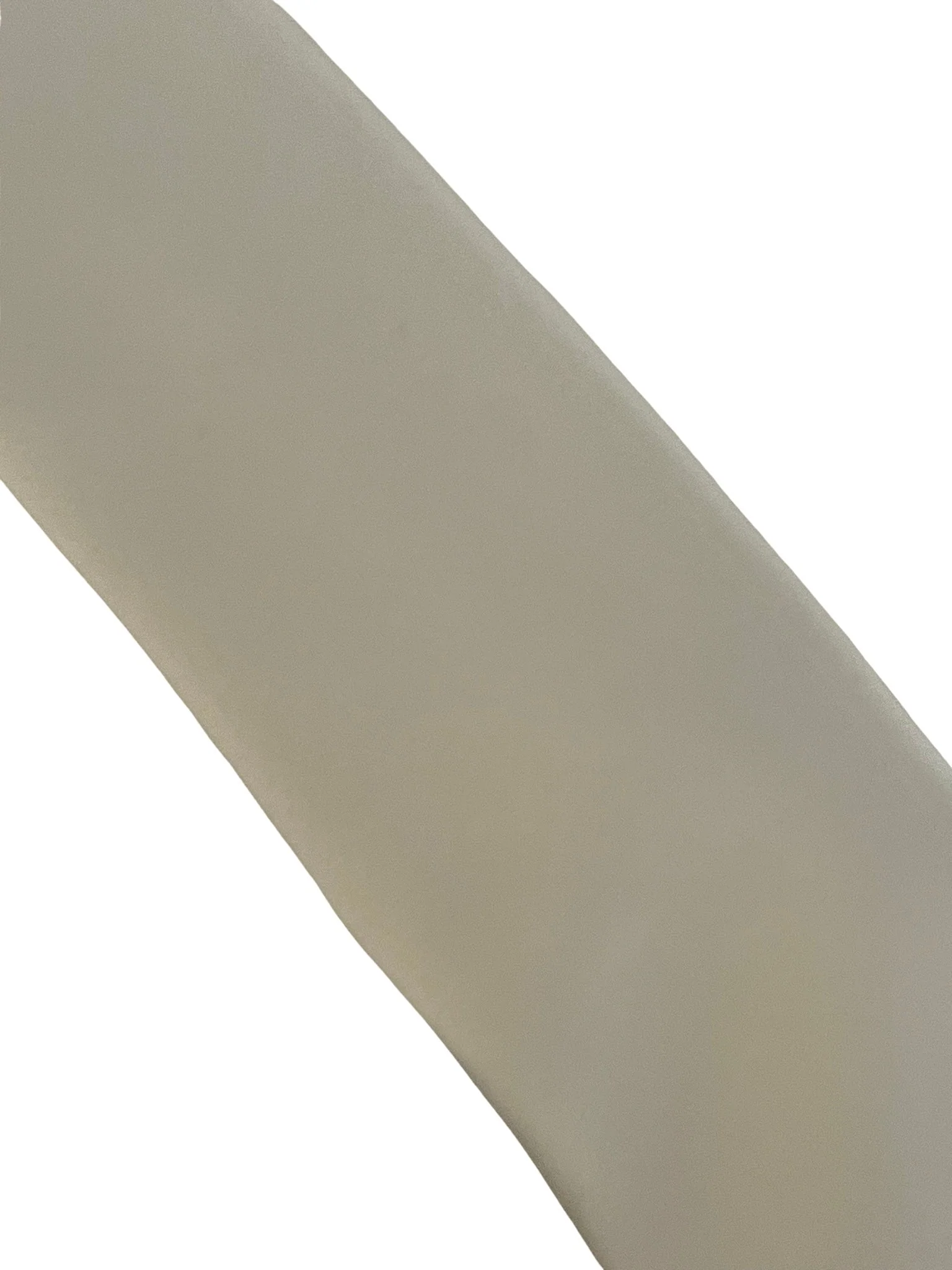 Ivory cream silky classic tie - Image 3