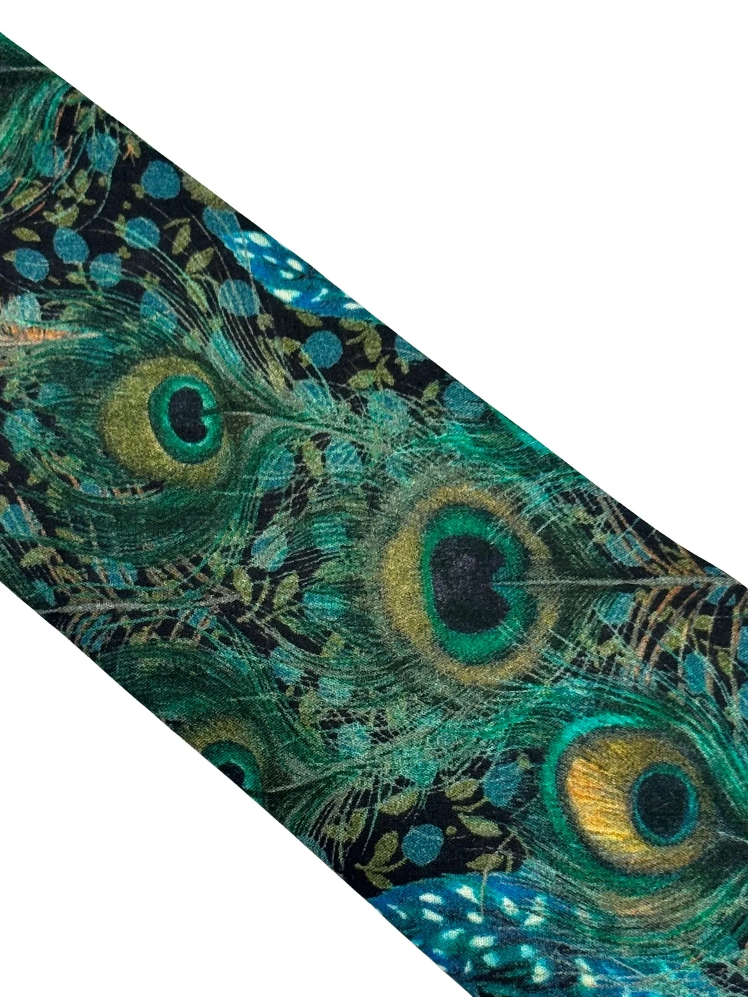 Liberty style peacock feather design tie - Image 3