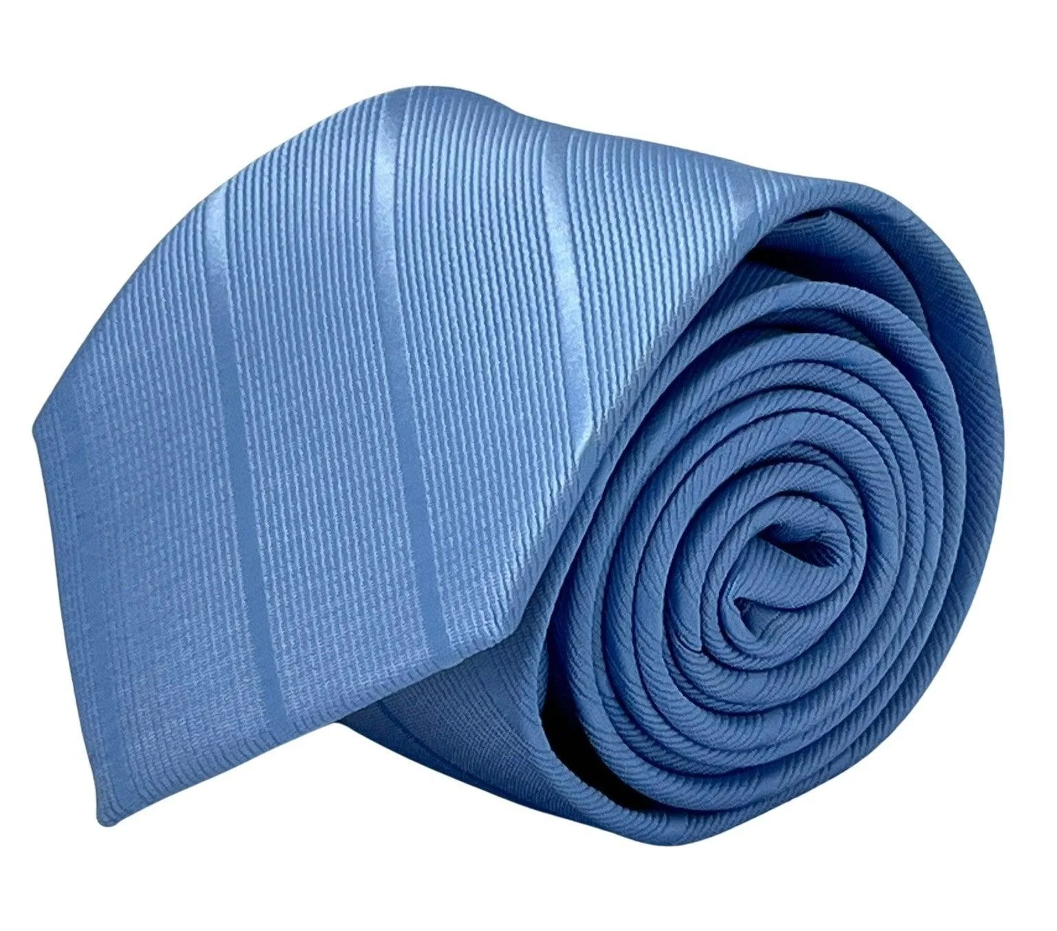light pale blue tie with subtle stripe - Image 2