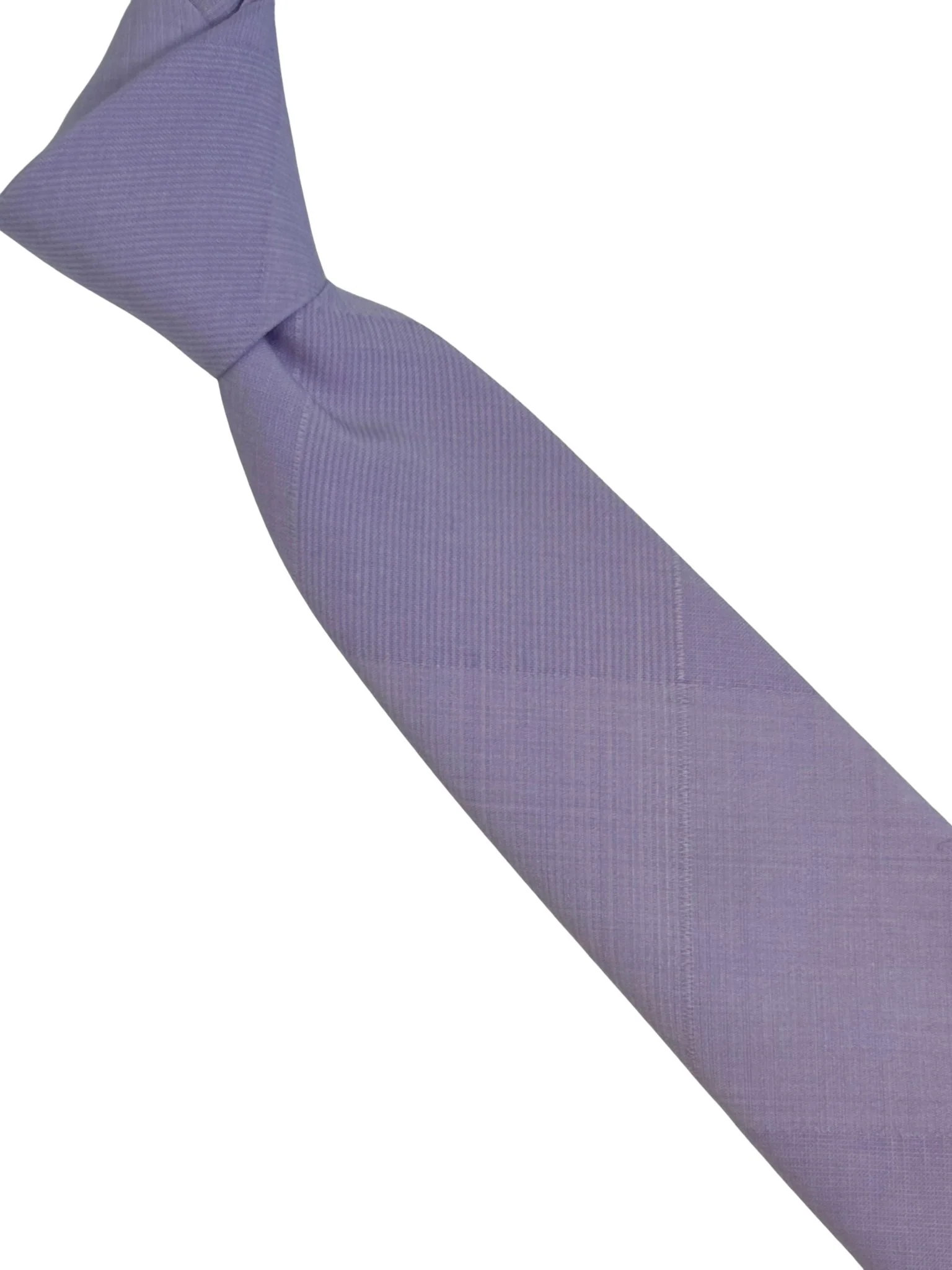 lilac lavender light pale purple cotton tie - Image 6