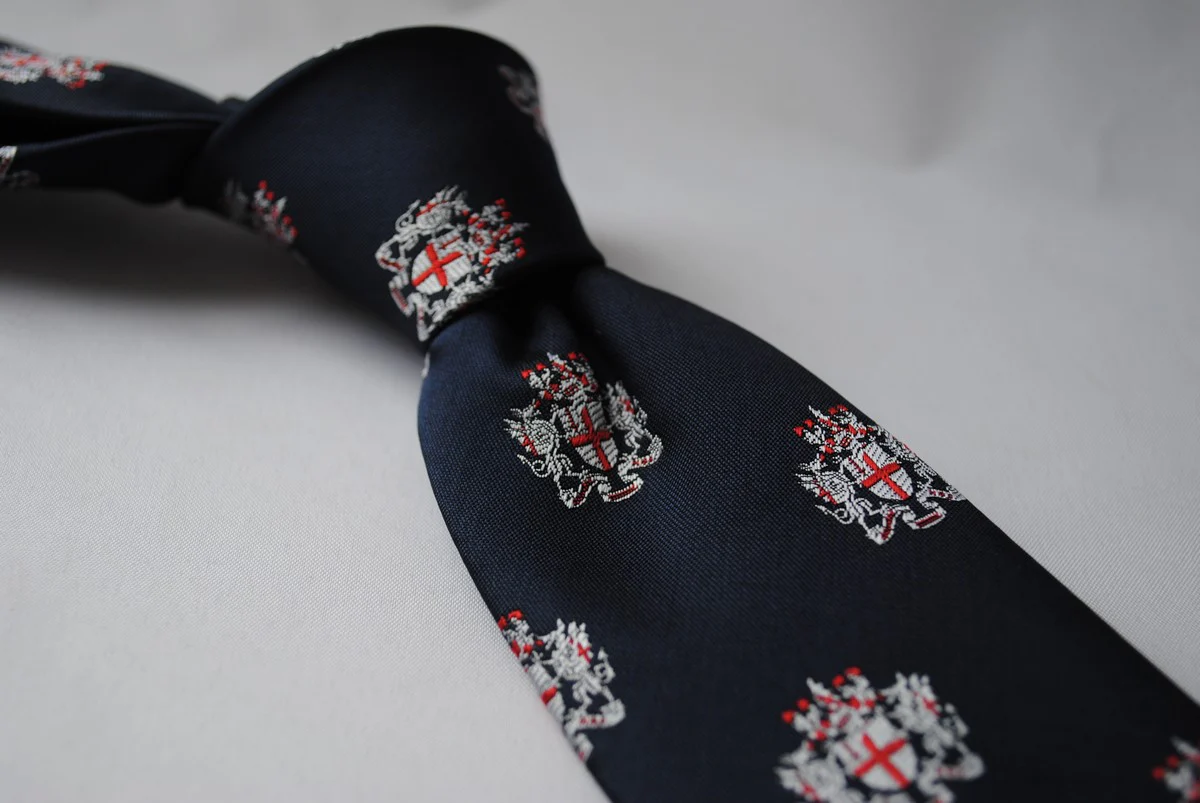 navy tie with city of london corporation design - Image 3