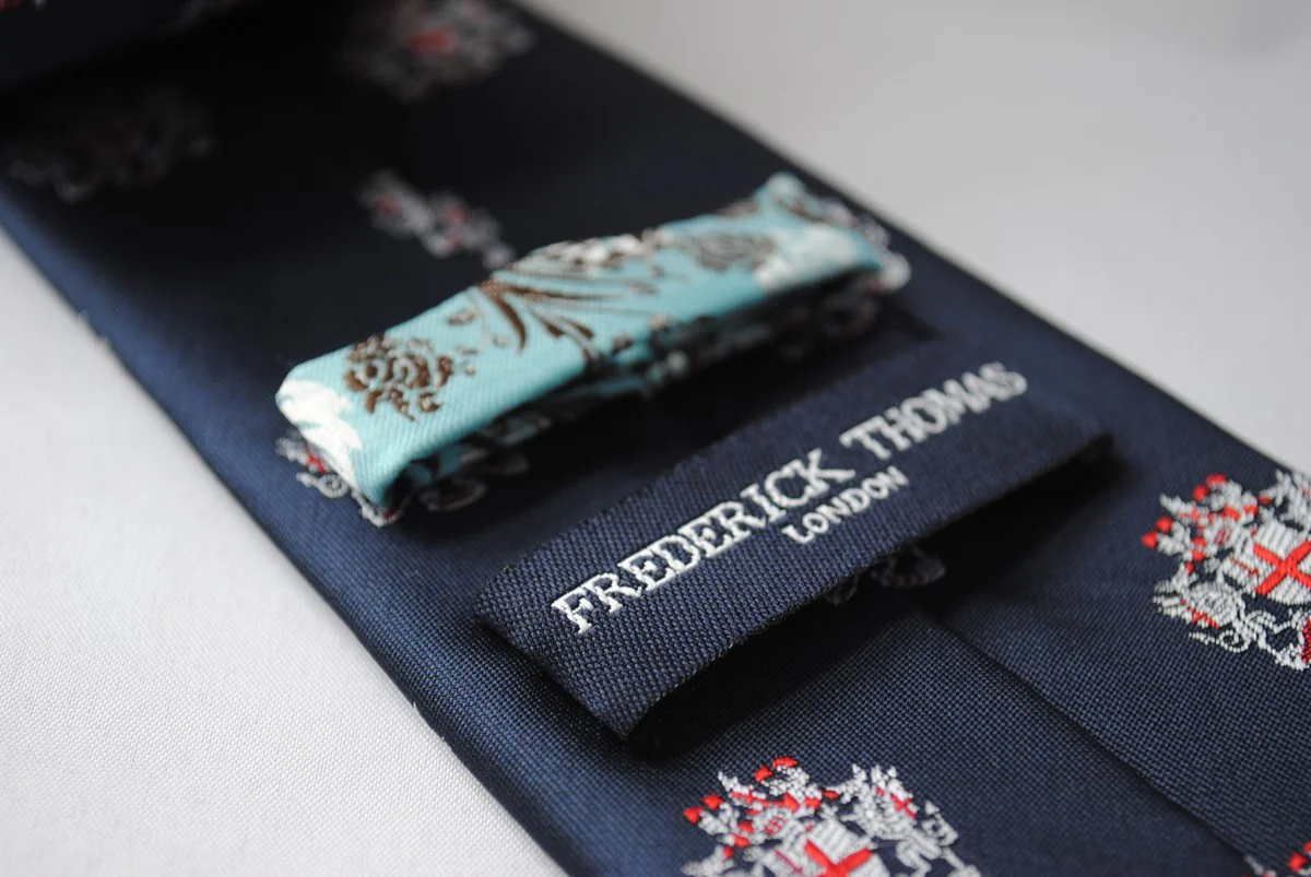 navy tie with city of london corporation design - Image 4