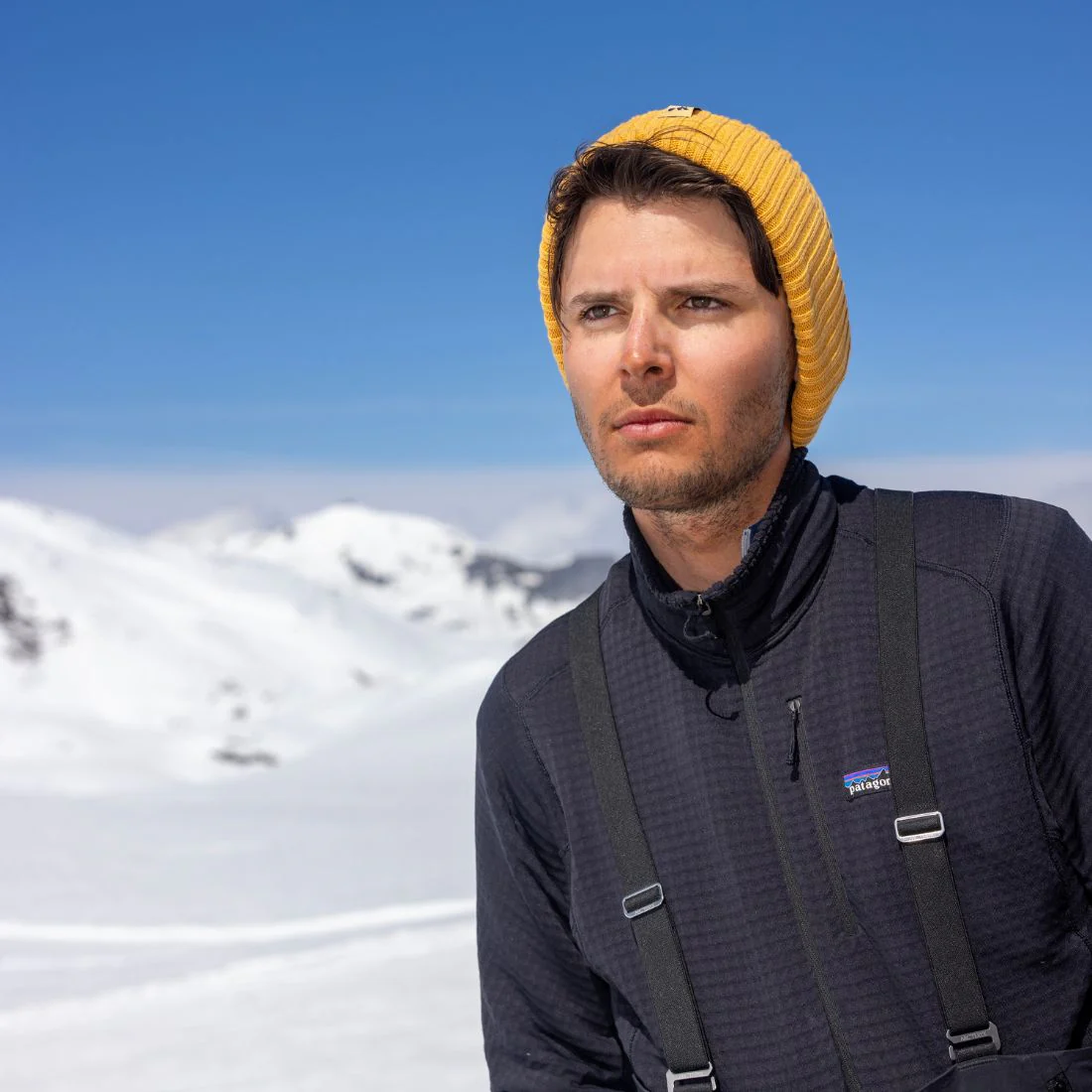 Organic Cotton Beanie - Mustard - Image 4