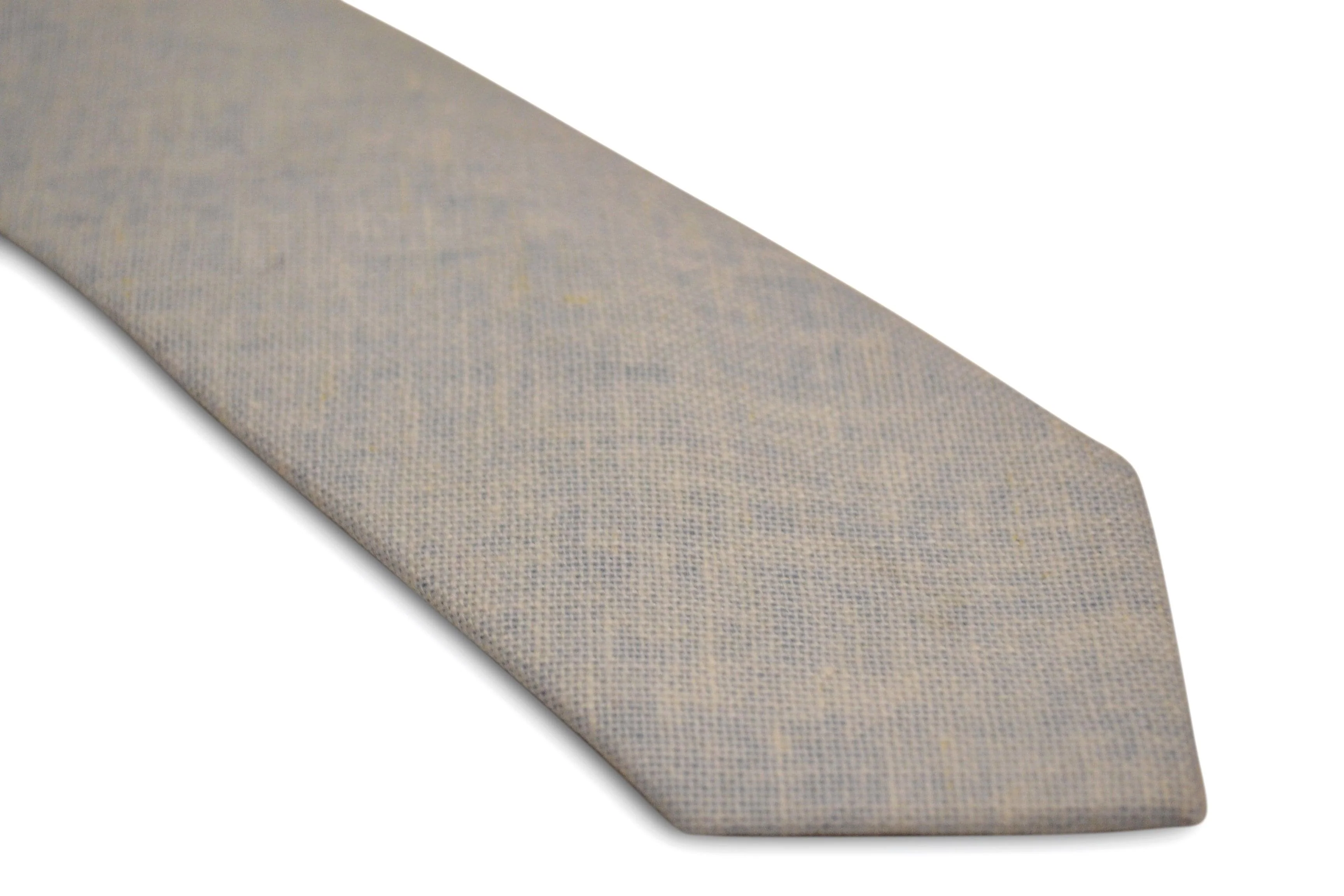 pale ice blue linen tie - Image 3