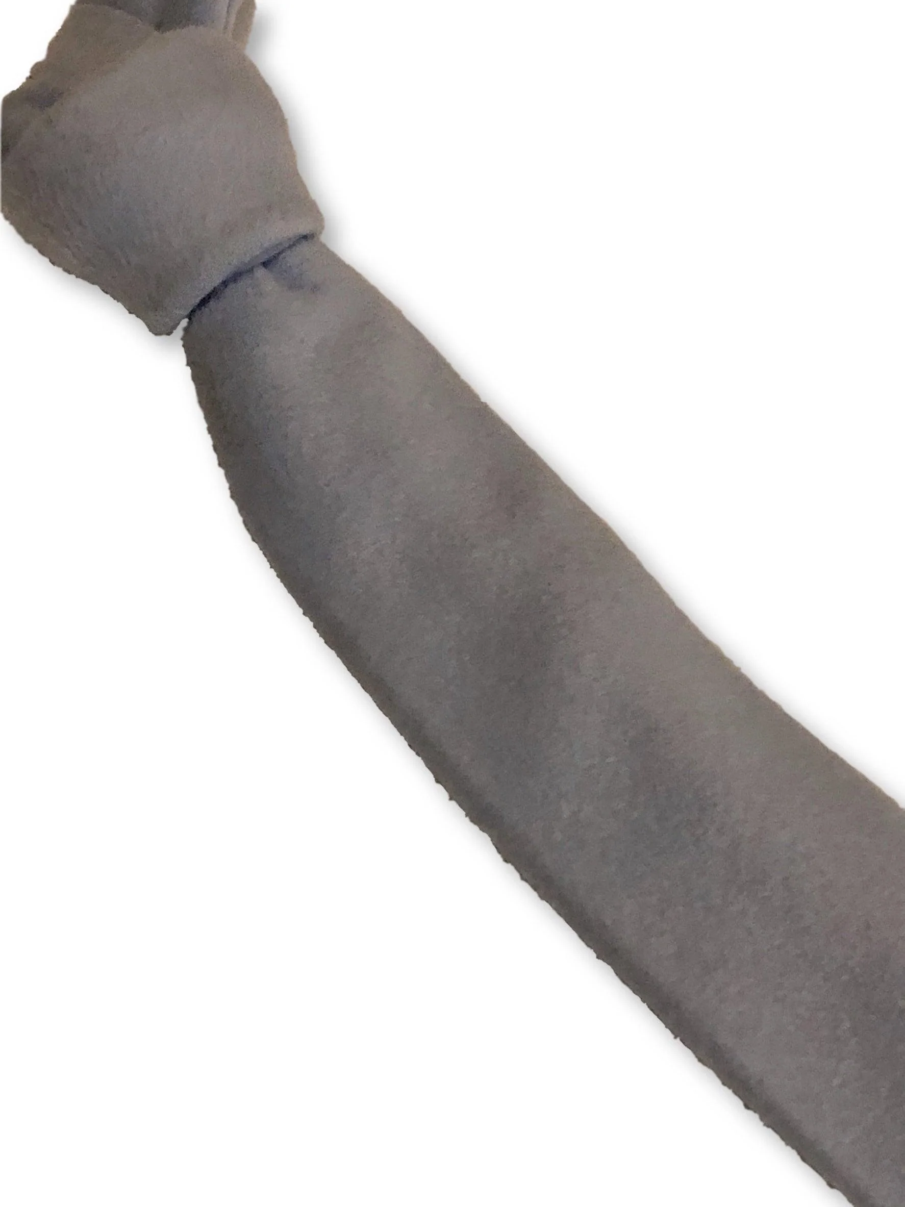 pale light cornflower blue slim wool tie - Image 3