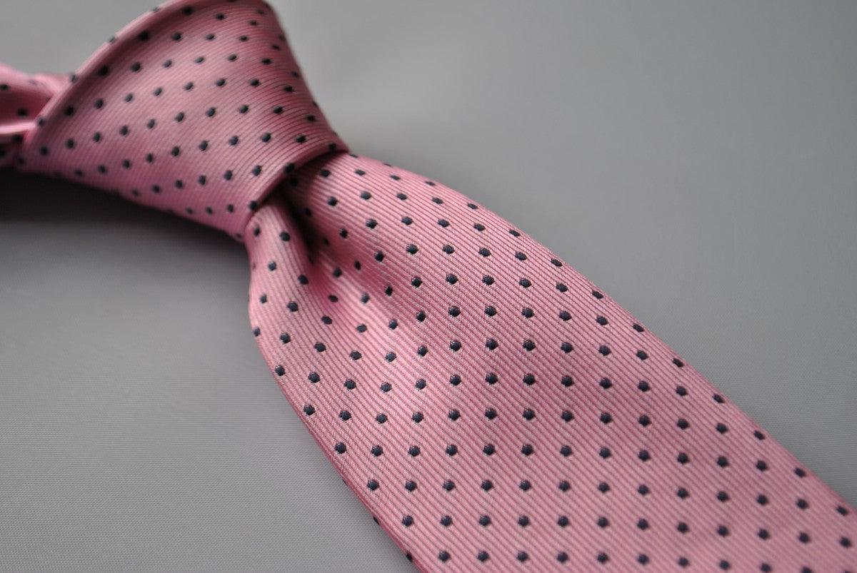 pink and dark pin spot tie - Image 2