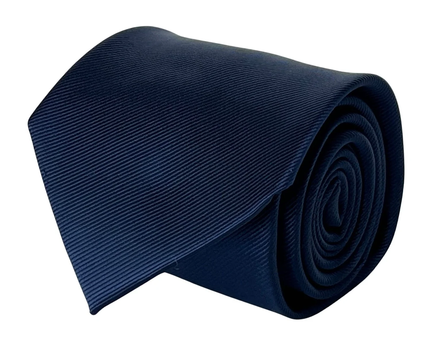 plain navy blue mens tie - Image 2