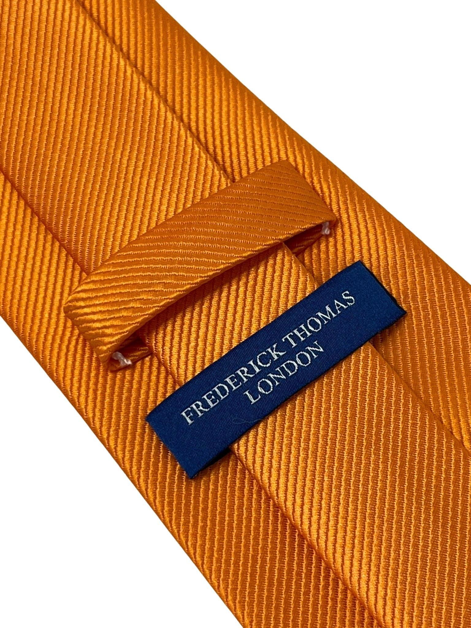 plain orange tie - Image 4