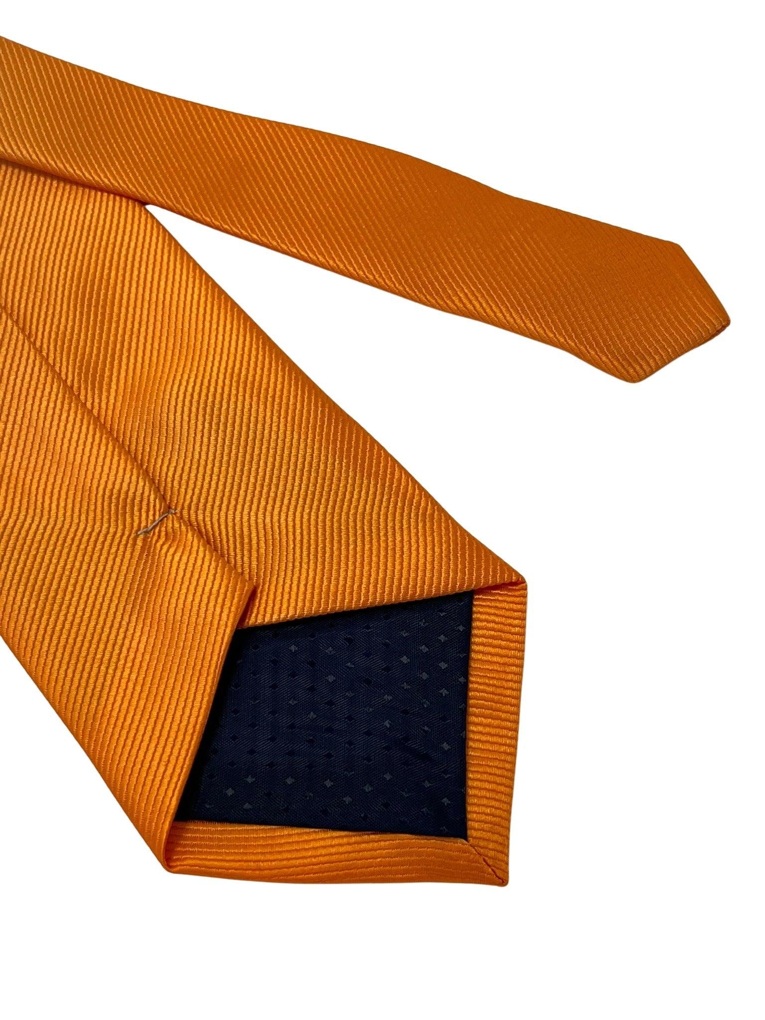 plain orange tie - Image 5