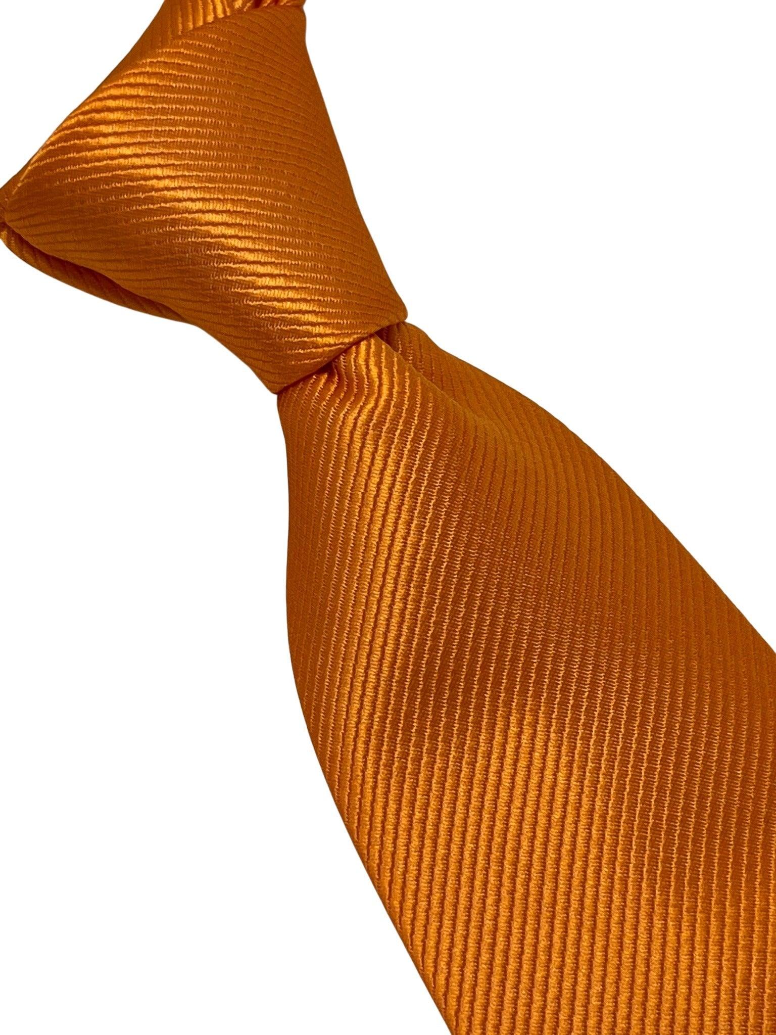 plain orange tie - Image 6