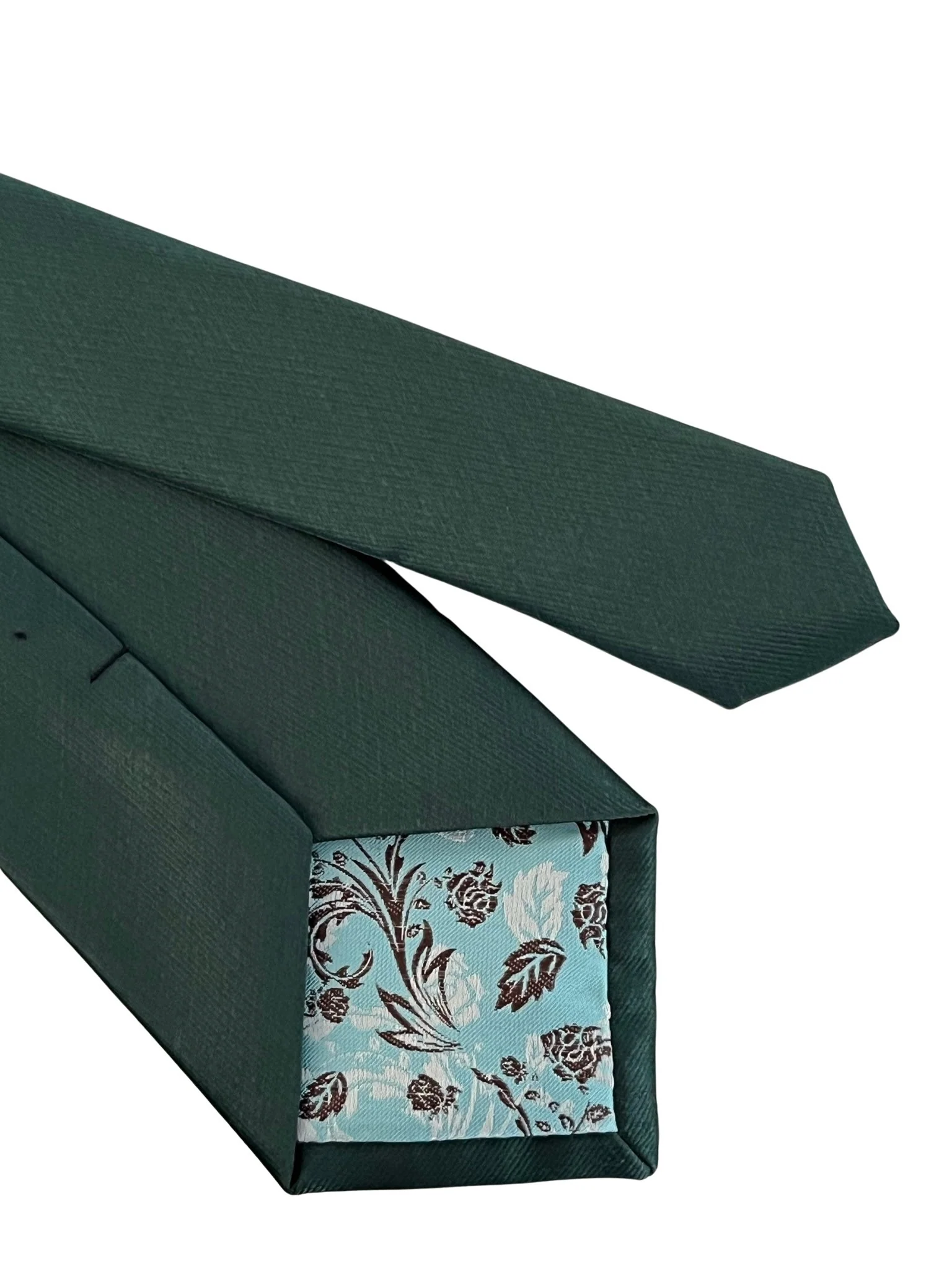 Racing, forest, dark, emerald green  classic tie - Image 5