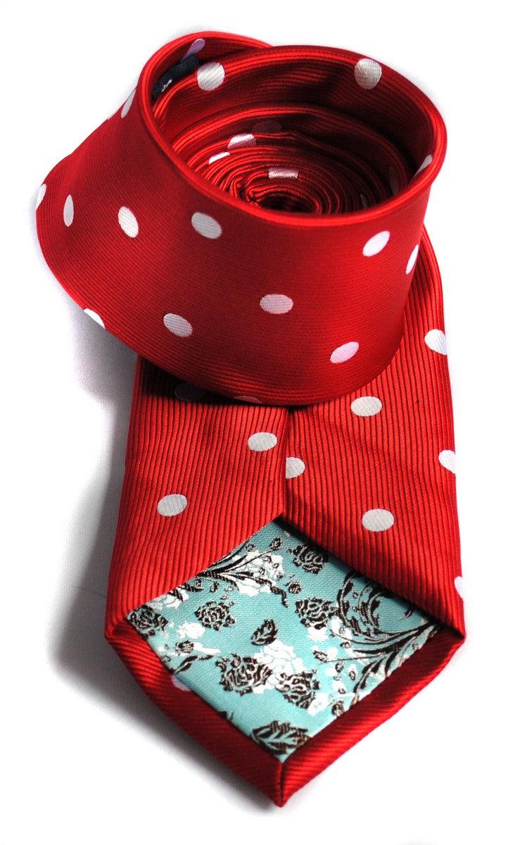 red tie with white polka dots - Image 3
