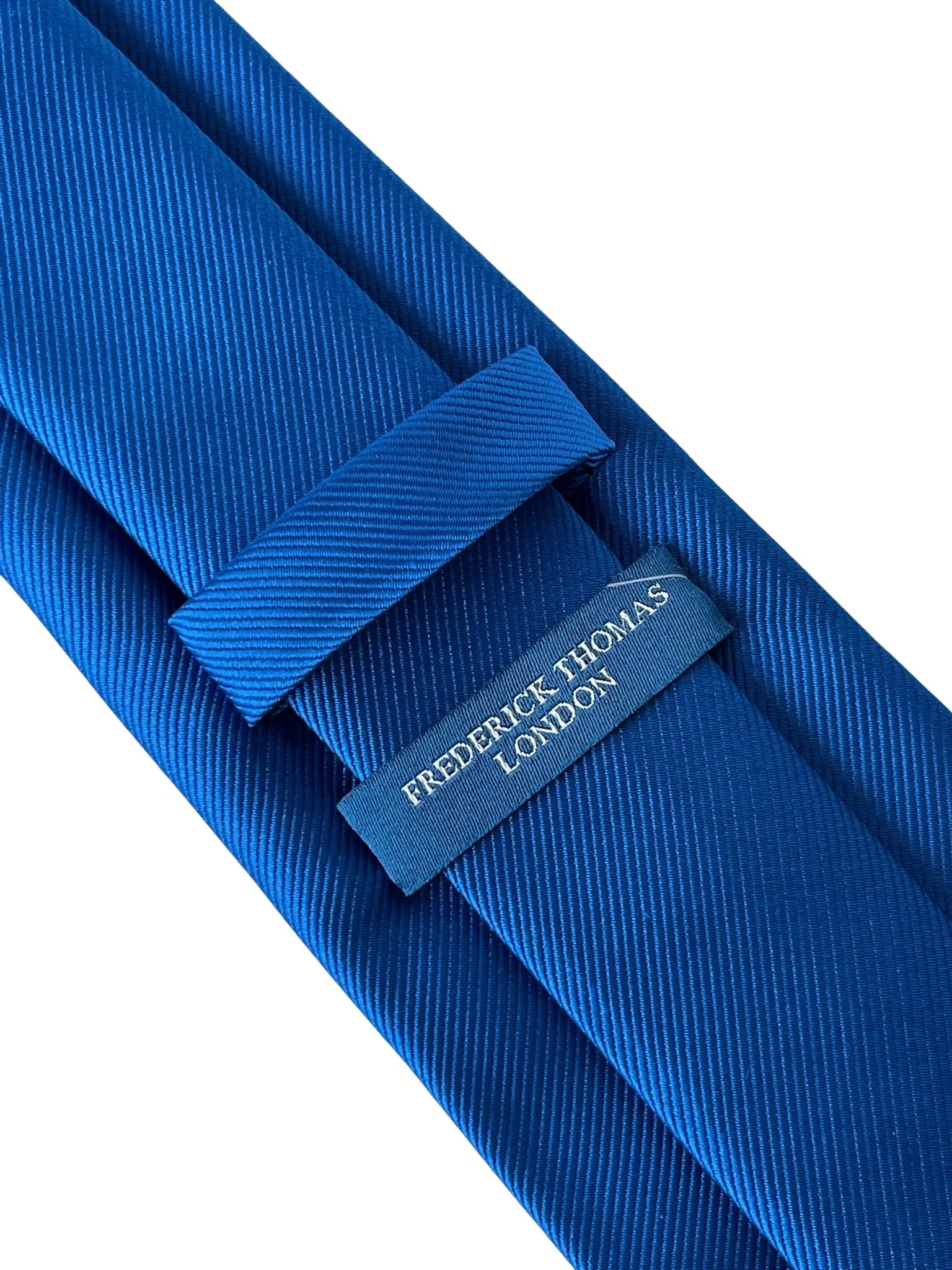 plain royal blue mens tie - Image 4