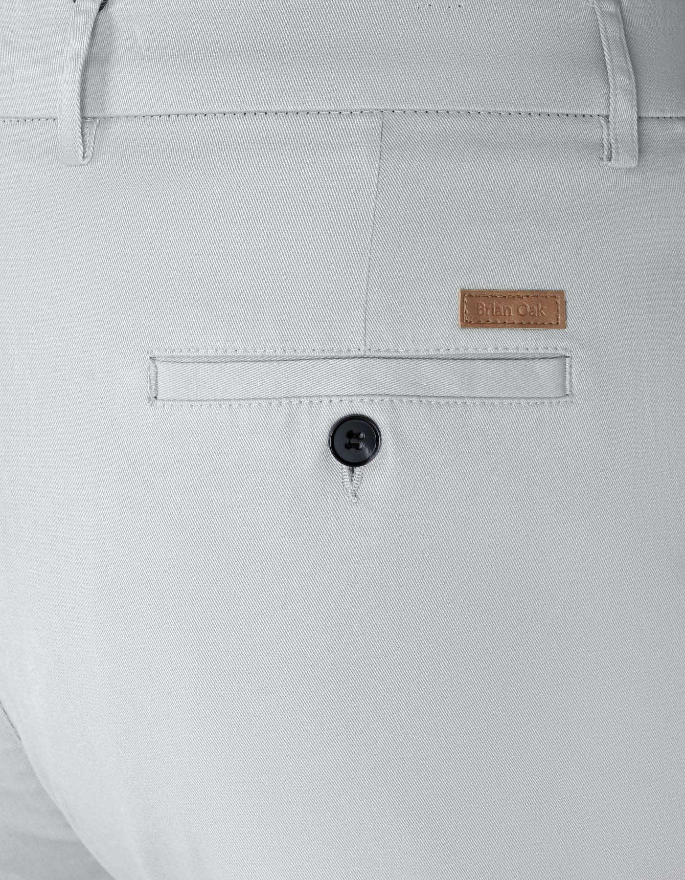 Silver Easy Care Chino Trouser - Image 6