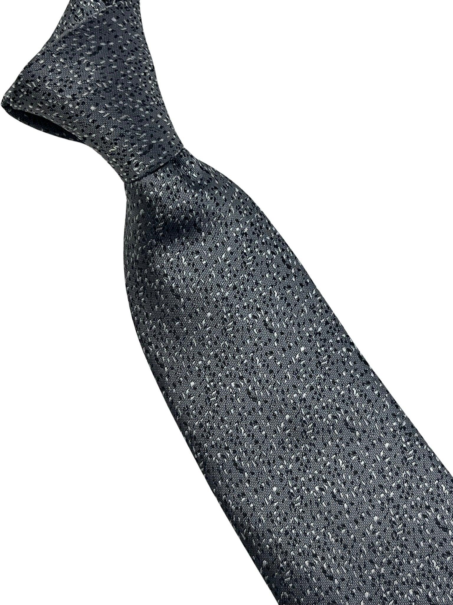 Silver grey speckled tie - Image 6