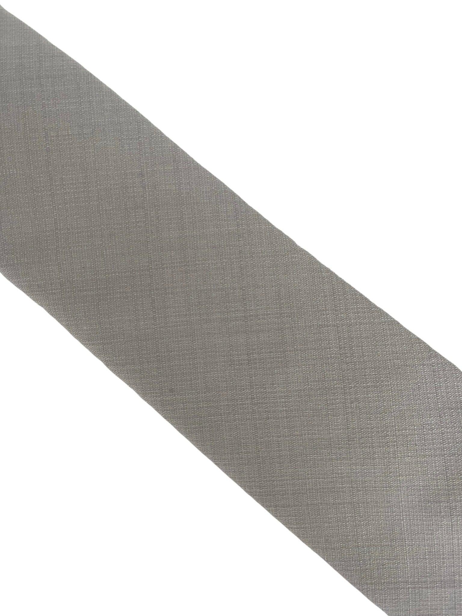 silver light pale grey bamboo tie - Image 4