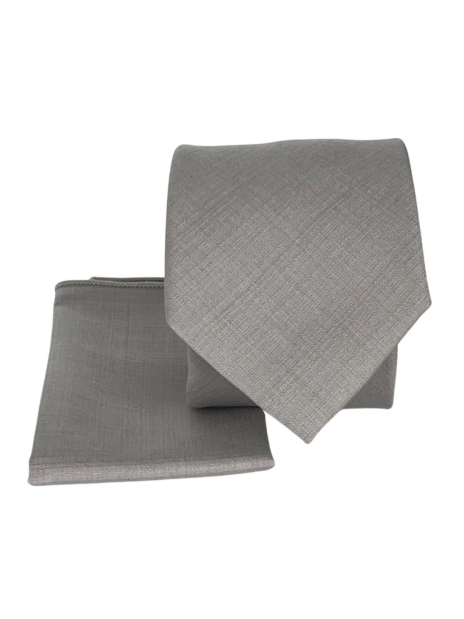silver light pale grey bamboo tie - Image 6
