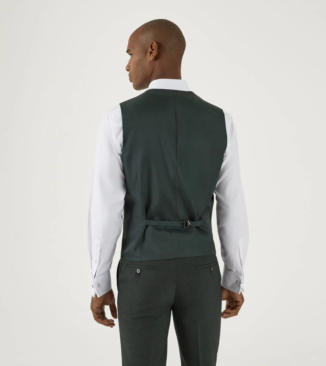 Skopes Harcourt Suit Waistcoat For Men's in Green, 34R to 58R - Image 4