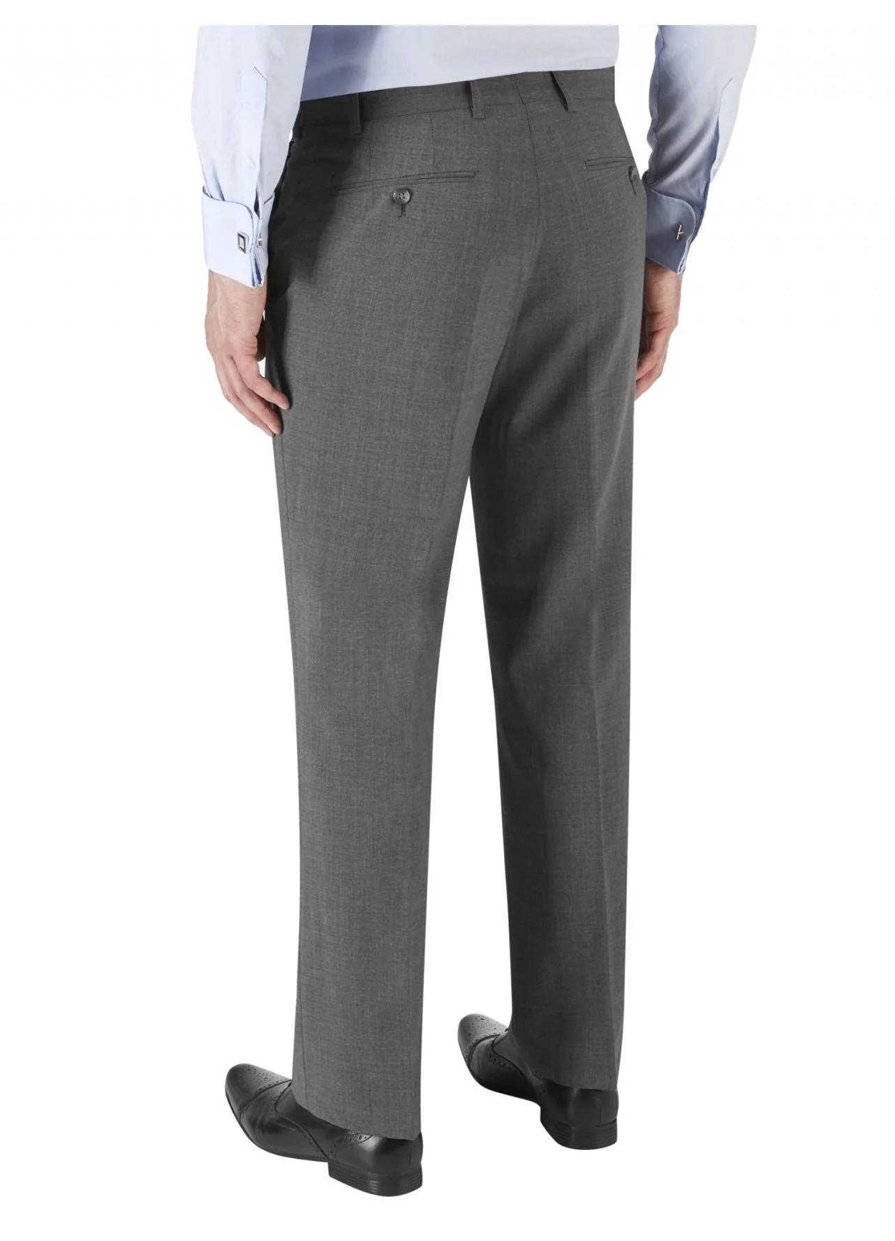 SKOPES Wool Rich Darwin Grey Suit Trouser Size 30 - 72 - Image 4