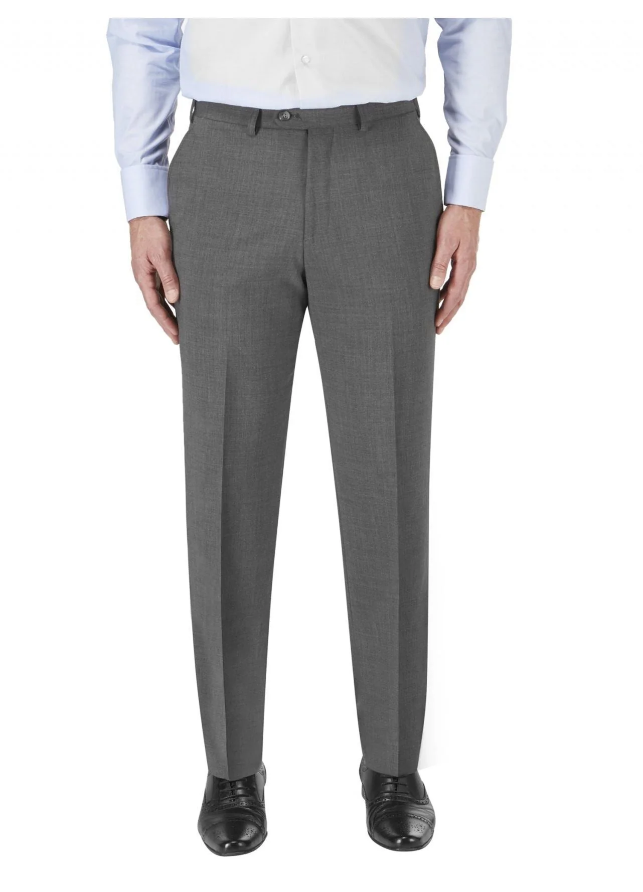 SKOPES Wool Rich Darwin Grey Suit Trouser Size 30 - 72 - Image 6