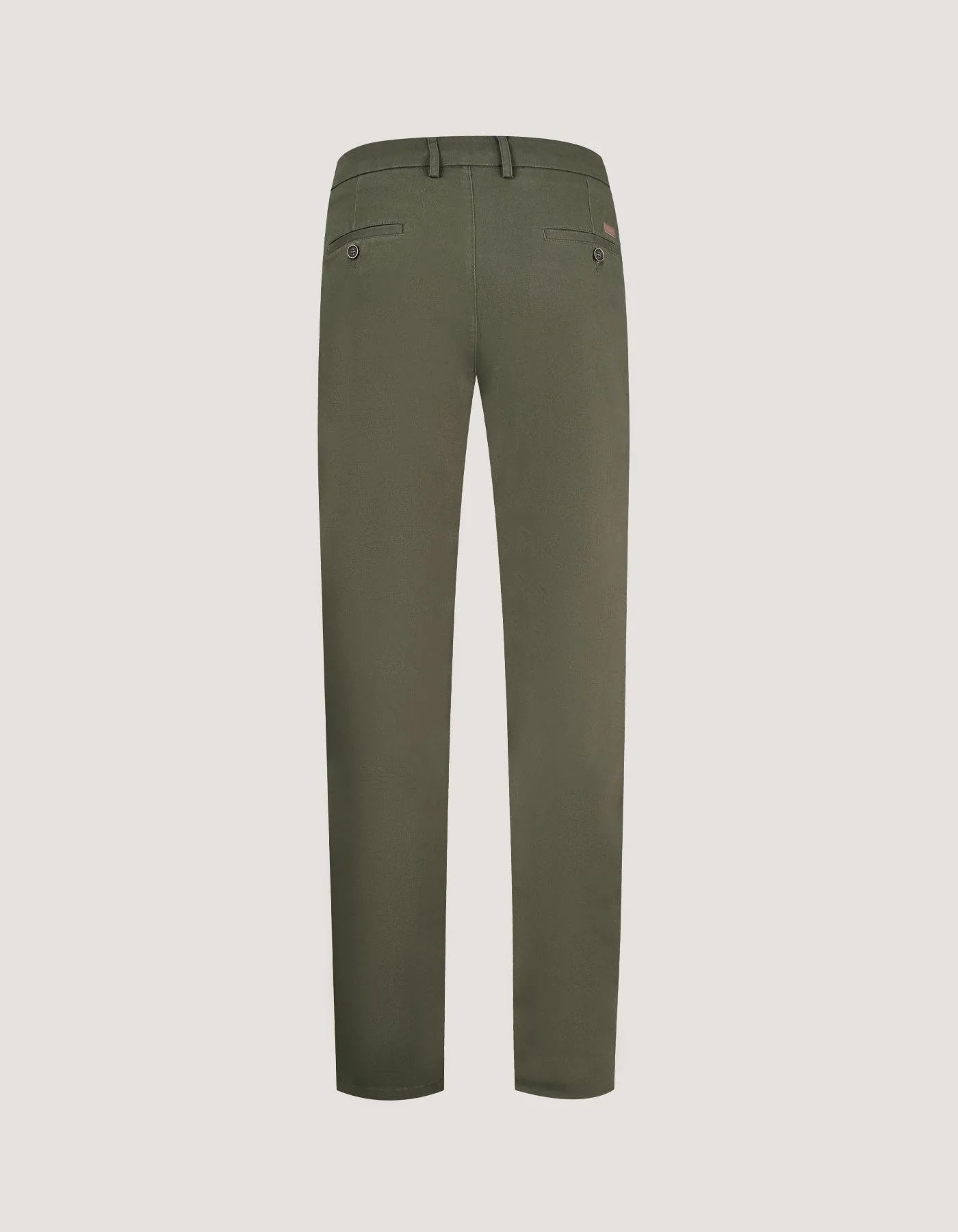 Smart Fit Olive Chino Trouser - Image 6