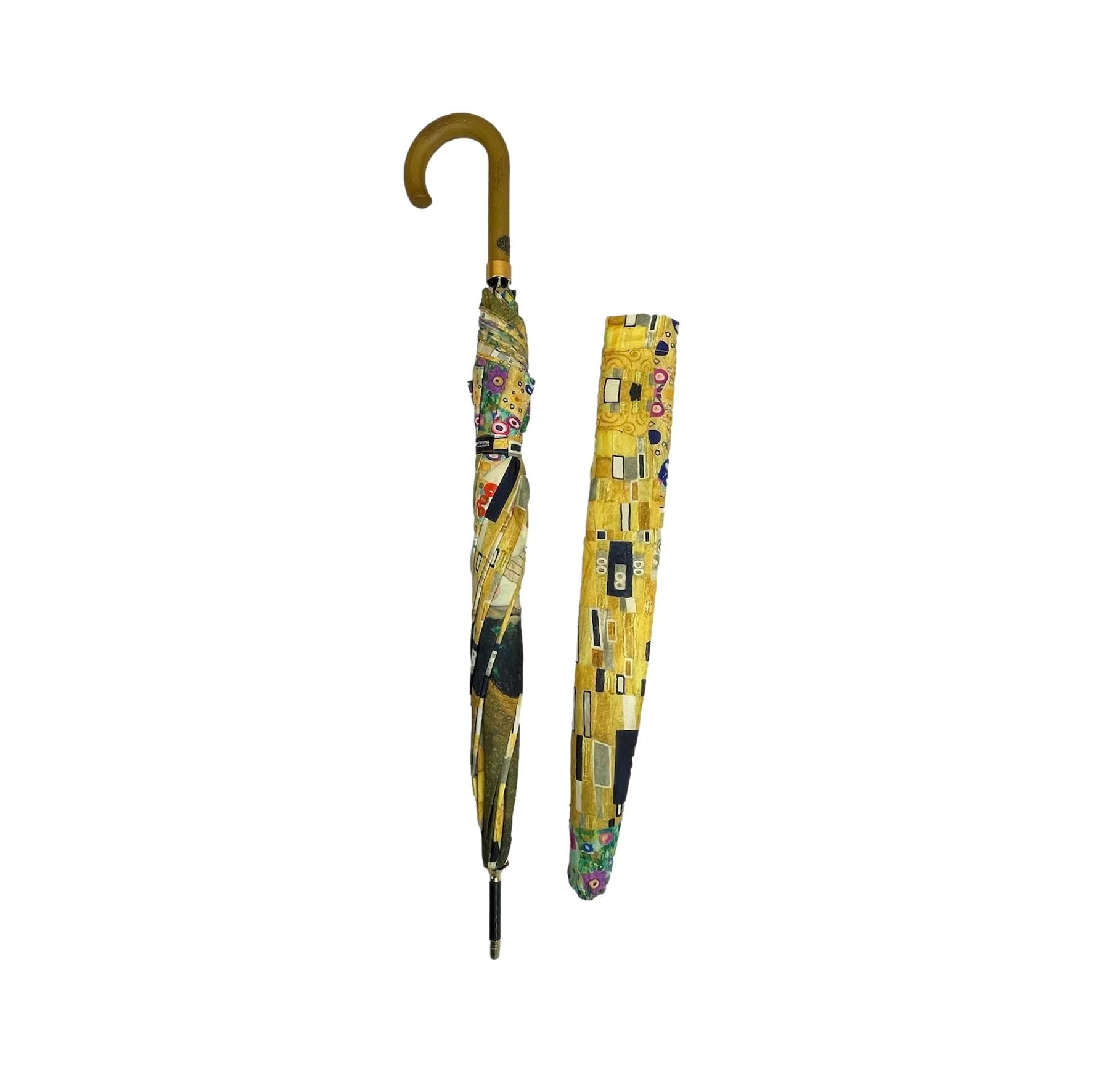 StormKing Art Klimt The Kiss Classic Stick Umbrella by Soake - Image 5