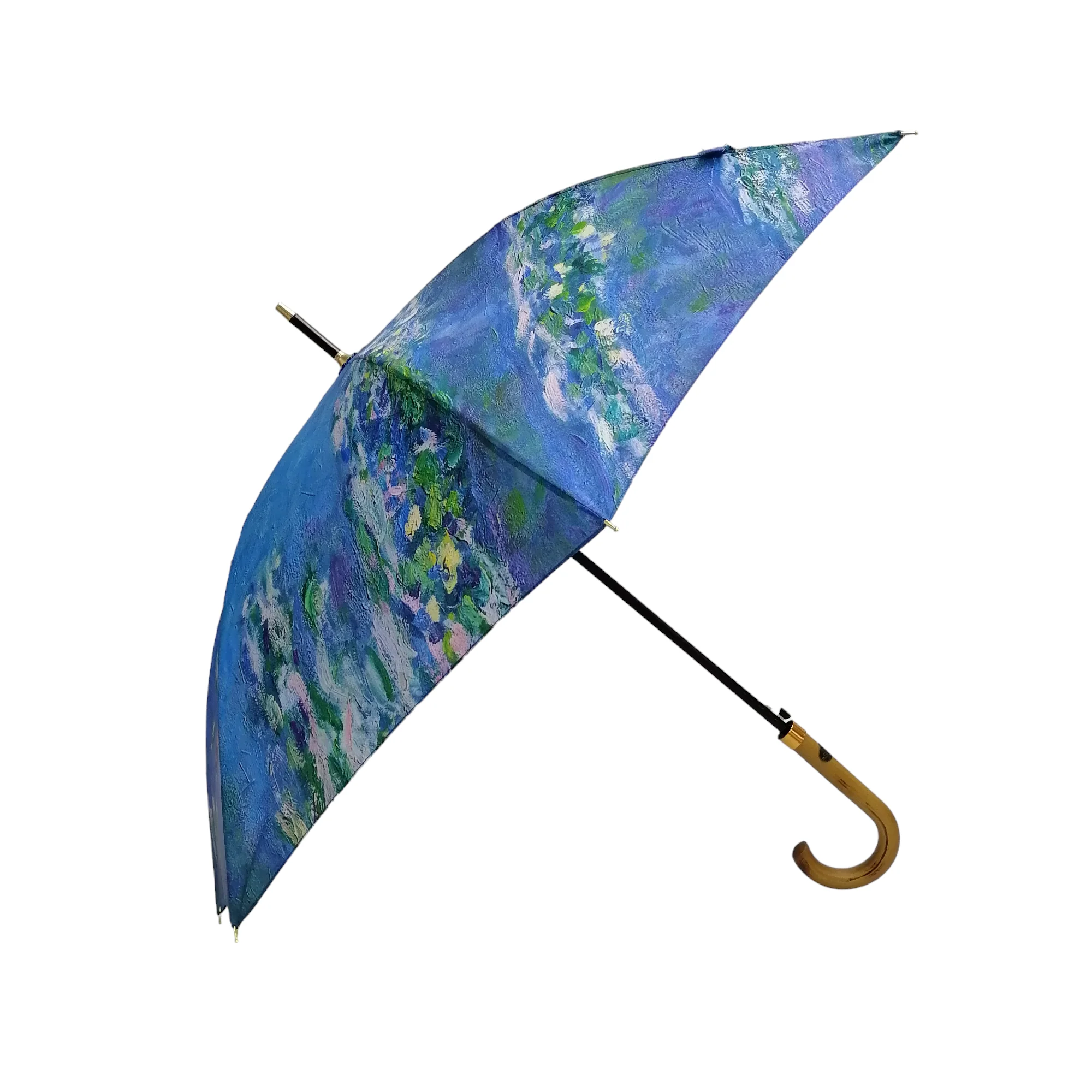 StormKing Art Monet Water Lillies Classic Stick Umbrella by Soake - Image 8