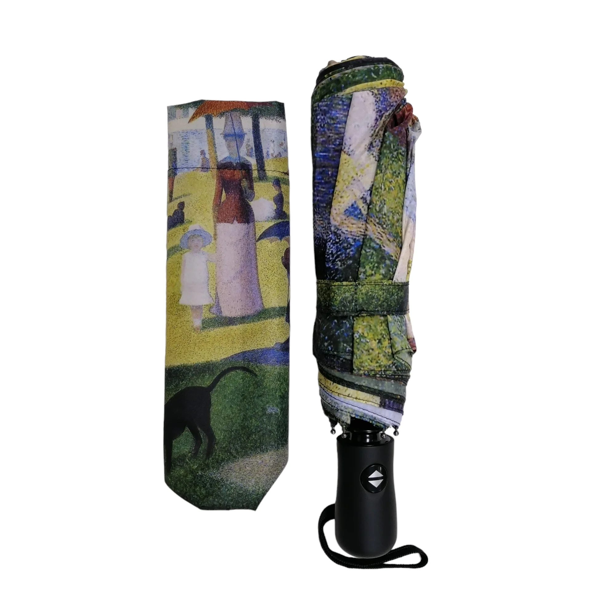 StormKing Folding Art Umbrella Seurat La Grande Jatte by Soake - Image 3