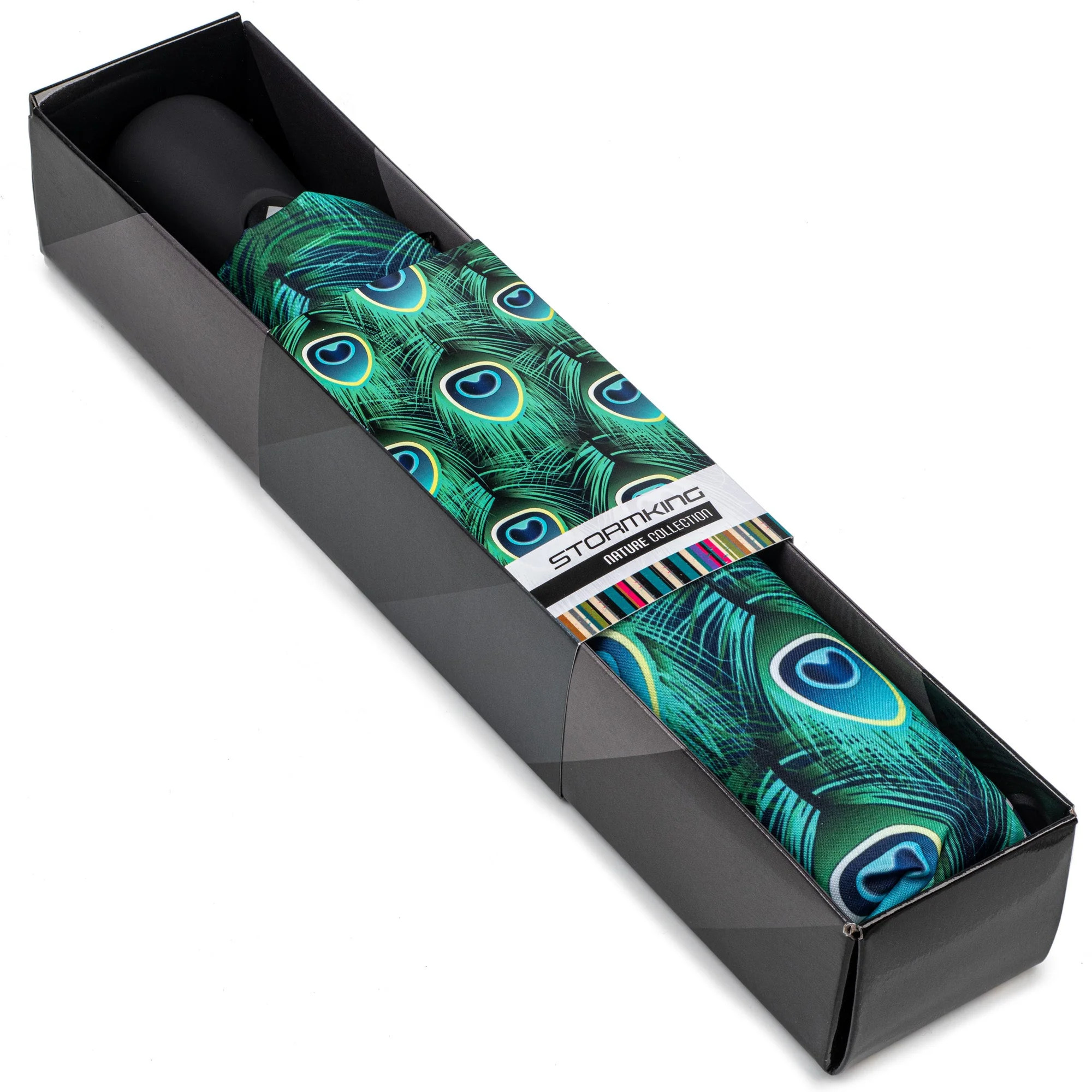 StormKing Folding Nature Umbrella Peacock by Soake - Image 2