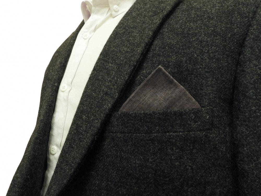 Taupe Pocket Square - Image 2