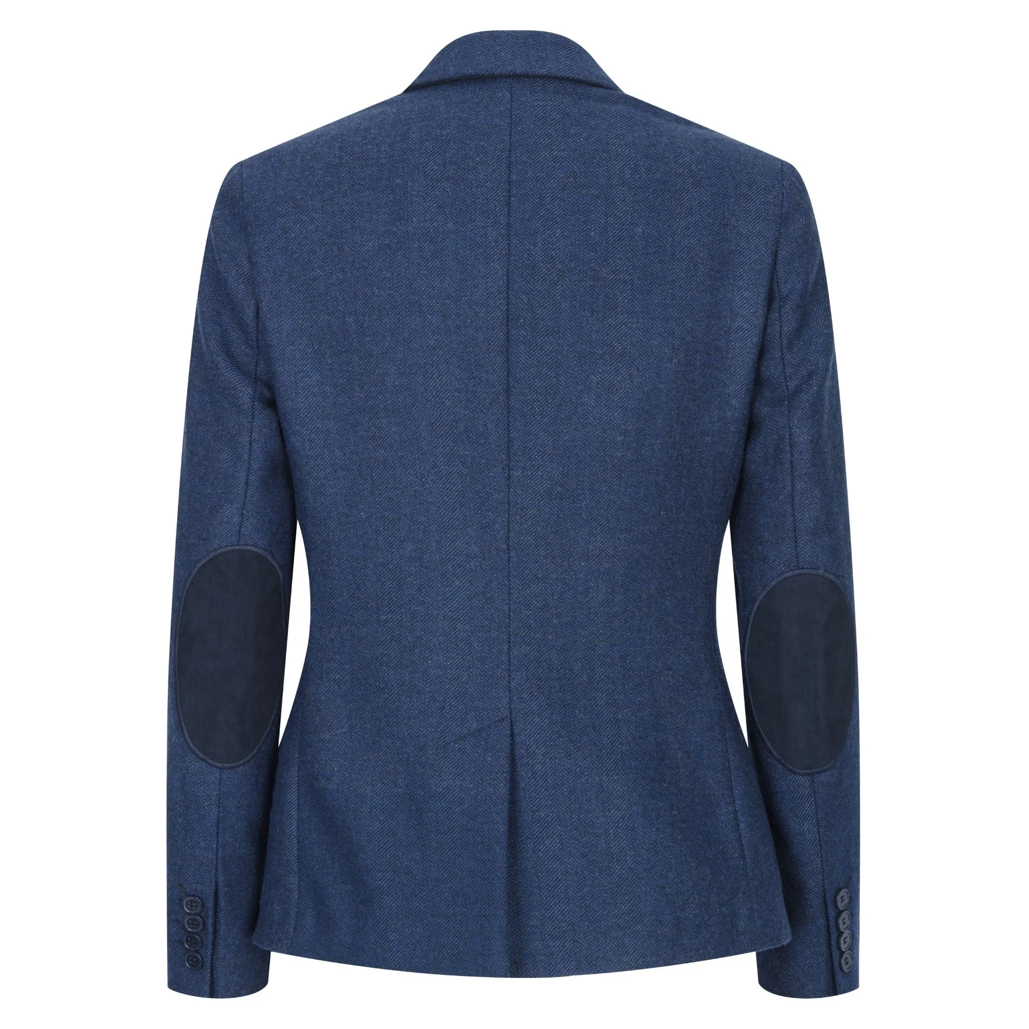 wsn02 - Women's Tweed Navy Blue Blazer Waistcoat & Trousers 1920s Suit - Image 5