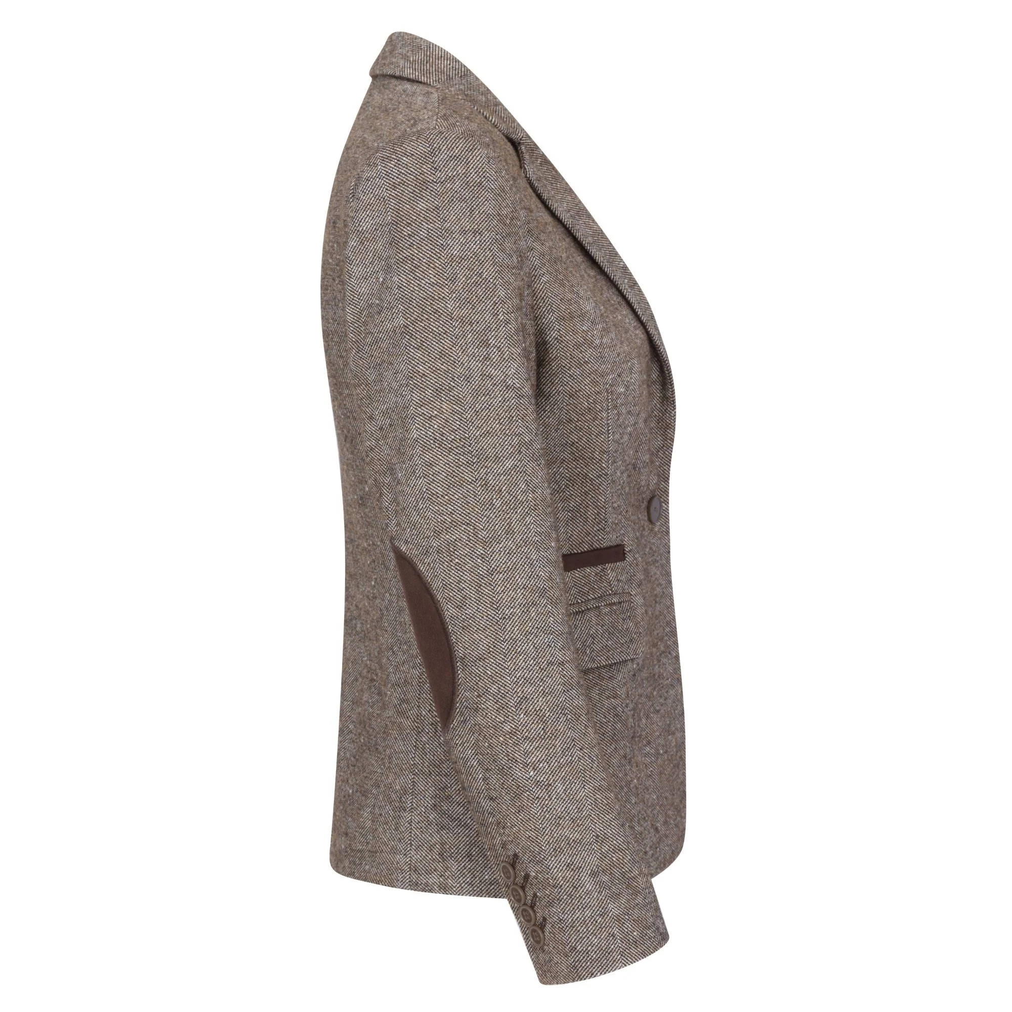 wsn06 - Women's 1920s Suit Tweed Blazer Waistcoat & Trousers - Image 3